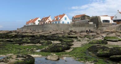 Het vissersdorpje Audresselles, Frankrijk El pueblo pesquero de Audresselles, Francia