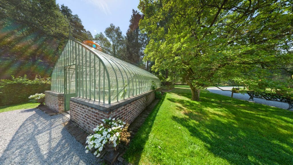 De serre van het Kasteel van Ooidonk.