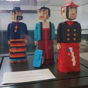 Lego bouwdoos van Vlaamse Reuzen.