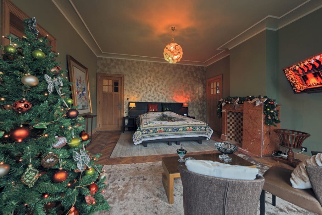 Binnenopname van het gerestaureerde 2e verdiep van Castel Mino.