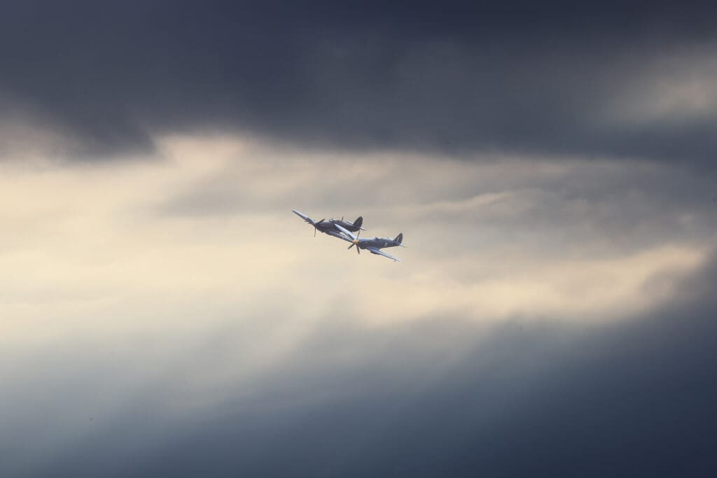 Vol commémoratif de la bataille d'Angleterre (BBMF)